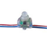 Квадратный влагозащищенный LED модуль UCS1903/WS2811/SM16703 (полноцветный, 5В DC, провода RWB)