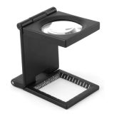 Folding Loupe Magnifier Handheld Digital Microscope Stand With Scale For Textile, Jewelry, and Repair