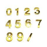 Modern House Plaque Mail Box Golden Numbers (Several Sizes Available)